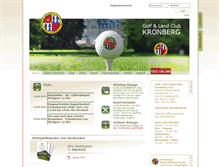 Tablet Screenshot of gc-kronberg.de